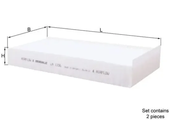 Filter, Innenraumluft KNECHT LA 1156/S Bild Filter, Innenraumluft KNECHT LA 1156/S