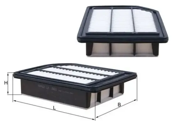 Luftfilter KNECHT LX 3901 Bild Luftfilter KNECHT LX 3901