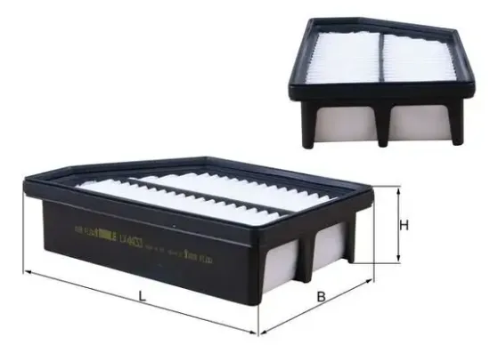 Luftfilter KNECHT LX 4433 Bild Luftfilter KNECHT LX 4433