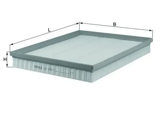Luftfilter KNECHT LX 876/1 Bild Luftfilter KNECHT LX 876/1