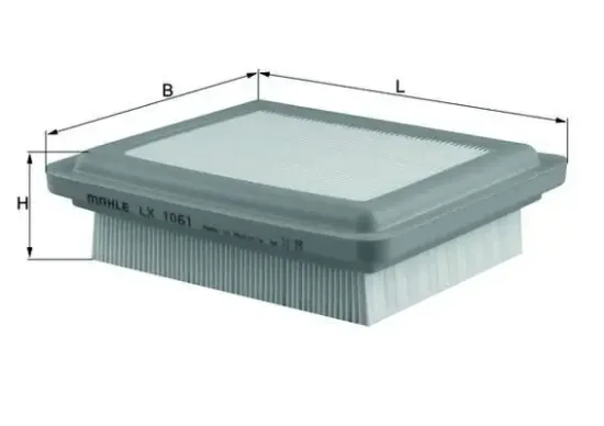 Luftfilter KNECHT LX 1061 Bild Luftfilter KNECHT LX 1061