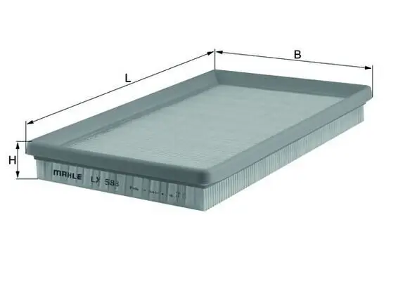 Luftfilter KNECHT LX 588