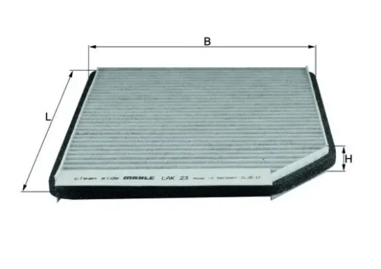 Filter, Innenraumluft KNECHT LAK 23 Bild Filter, Innenraumluft KNECHT LAK 23