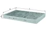 Filter, Innenraumluft KNECHT LAK 46 Bild Filter, Innenraumluft KNECHT LAK 46