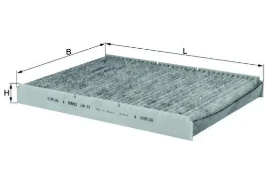 Filter, Innenraumluft KNECHT LAK 63 Bild Filter, Innenraumluft KNECHT LAK 63