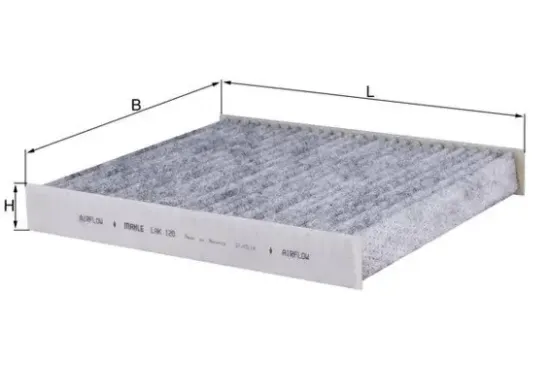 Filter, Innenraumluft KNECHT LAK 120 Bild Filter, Innenraumluft KNECHT LAK 120