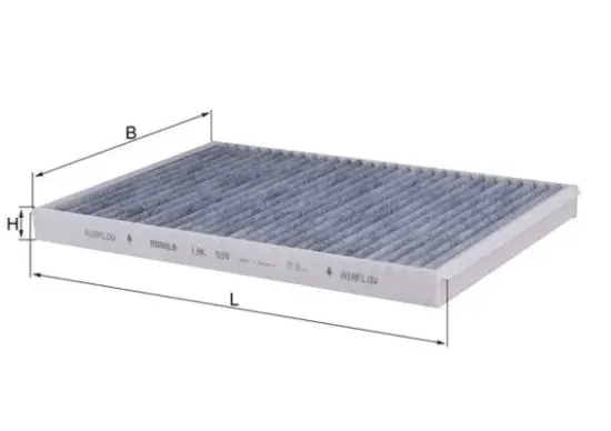 Filter, Innenraumluft KNECHT LAK 594 Bild Filter, Innenraumluft KNECHT LAK 594