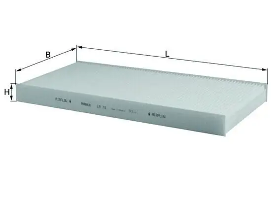 Filter, Innenraumluft KNECHT LA 78