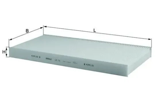 Filter, Innenraumluft KNECHT LA 78 Bild Filter, Innenraumluft KNECHT LA 78