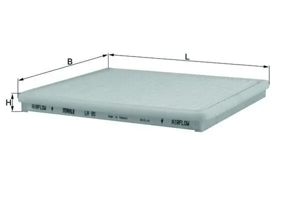 Filter, Innenraumluft KNECHT LA 95