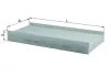 Filter, Innenraumluft KNECHT LA 232