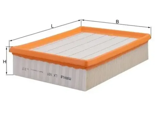Luftfilter KNECHT LX 691 Bild Luftfilter KNECHT LX 691
