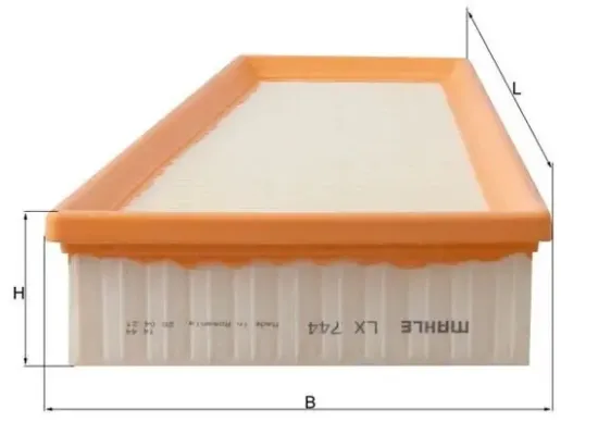 Luftfilter KNECHT LX 744 Bild Luftfilter KNECHT LX 744