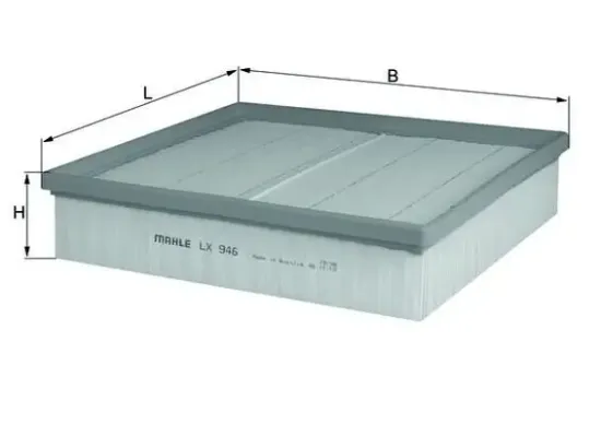 Luftfilter KNECHT LX 946 Bild Luftfilter KNECHT LX 946