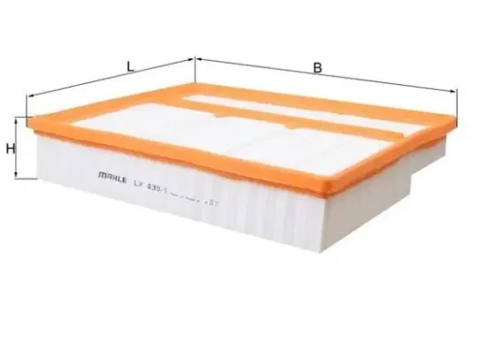 Luftfilter KNECHT LX 439/1 Bild Luftfilter KNECHT LX 439/1