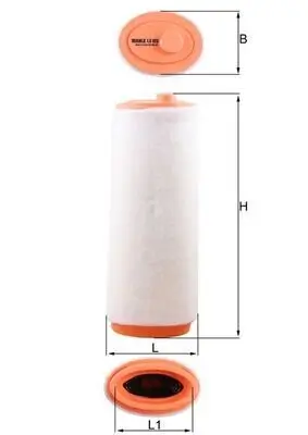 Luftfilter KNECHT LX 823