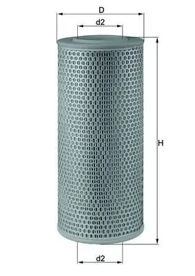 Luftfilter KNECHT LX 610 Bild Luftfilter KNECHT LX 610