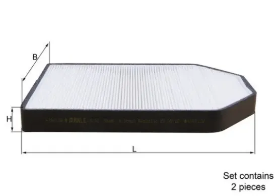 Filter, Innenraumluft KNECHT LA 51/S Bild Filter, Innenraumluft KNECHT LA 51/S