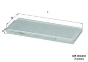 Filter, Innenraumluft KNECHT LA 391/S