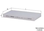 Filter, Innenraumluft KNECHT LA 674/S