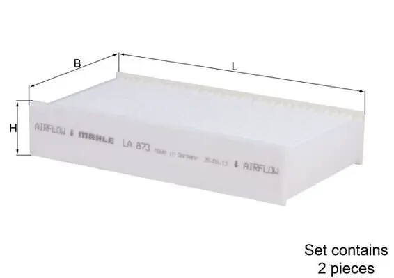 Filter, Innenraumluft KNECHT LA 873/S