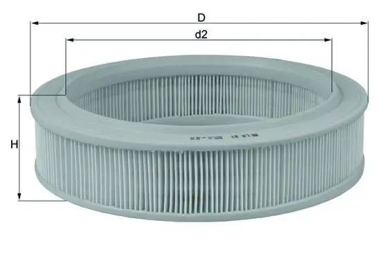 Luftfilter KNECHT LX 81