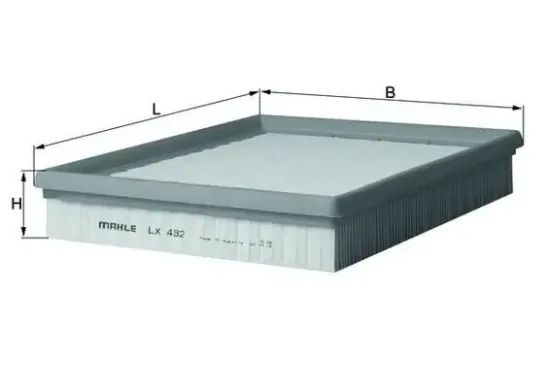 Luftfilter KNECHT LX 432 Bild Luftfilter KNECHT LX 432