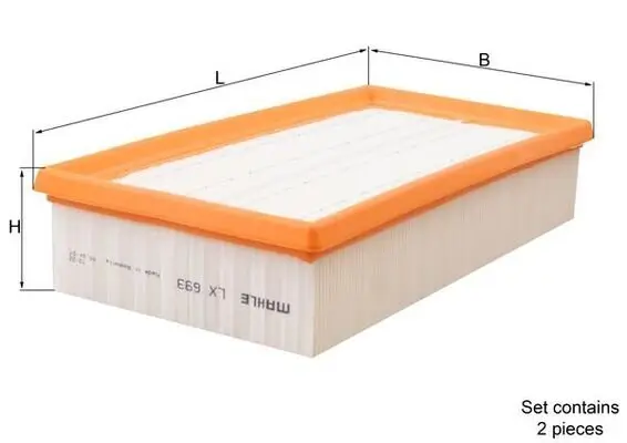 Luftfilter KNECHT LX 693/S