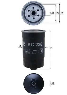 Kraftstofffilter KNECHT KC 226