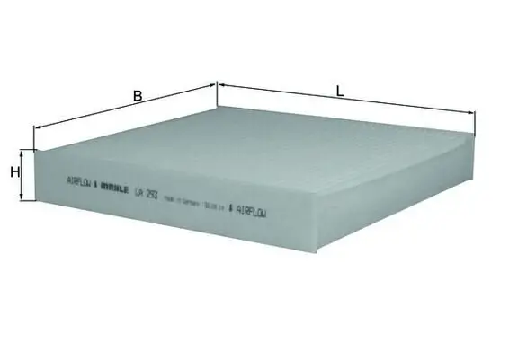 Filter, Innenraumluft KNECHT LA 293