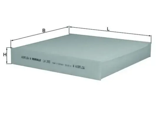 Filter, Innenraumluft KNECHT LA 293 Bild Filter, Innenraumluft KNECHT LA 293