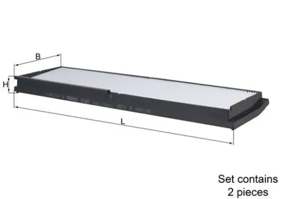 Filter, Innenraumluft KNECHT LA 862/S Bild Filter, Innenraumluft KNECHT LA 862/S