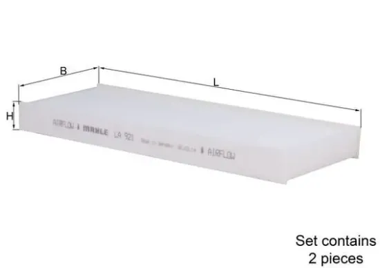Filter, Innenraumluft KNECHT LA 921/S Bild Filter, Innenraumluft KNECHT LA 921/S