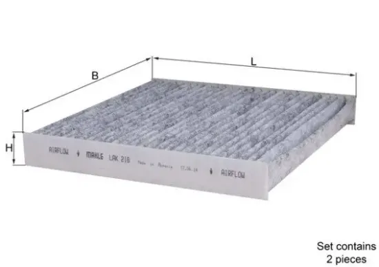 Filter, Innenraumluft KNECHT LAK 216 Bild Filter, Innenraumluft KNECHT LAK 216