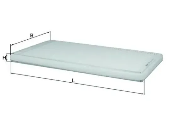 Filter, Innenraumluft KNECHT LA 33 Bild Filter, Innenraumluft KNECHT LA 33