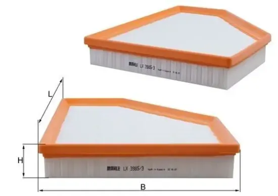 Luftfilter KNECHT LX 3985/3 Bild Luftfilter KNECHT LX 3985/3