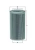 Luftfilter KNECHT LX 852 Bild Luftfilter KNECHT LX 852