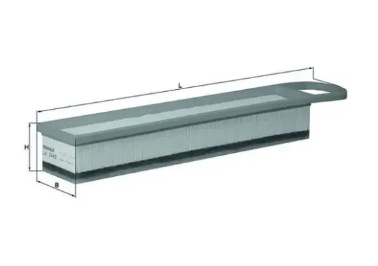 Luftfilter KNECHT LX 2843 Bild Luftfilter KNECHT LX 2843