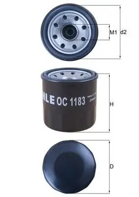 Ölfilter KNECHT OC 1183