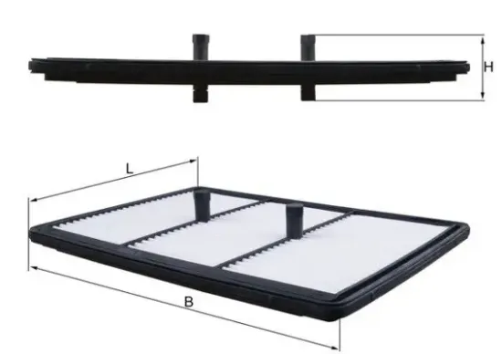 Luftfilter KNECHT LX 5364 Bild Luftfilter KNECHT LX 5364