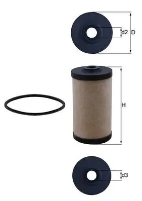 Kraftstofffilter KNECHT KX 43 Bild Kraftstofffilter KNECHT KX 43