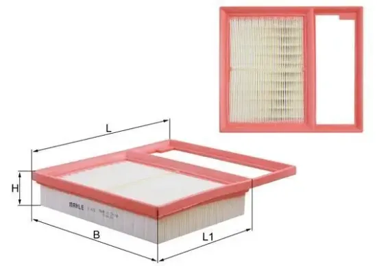 Luftfilter KNECHT LX 4157 Bild Luftfilter KNECHT LX 4157
