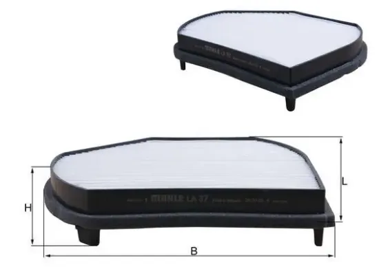 Filter, Innenraumluft KNECHT LA 37 Bild Filter, Innenraumluft KNECHT LA 37