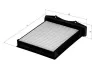 Filter, Innenraumluft KNECHT LA 360