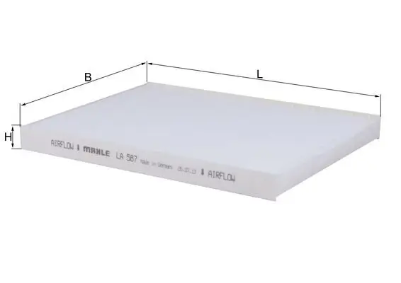 Filter, Innenraumluft KNECHT LA 587