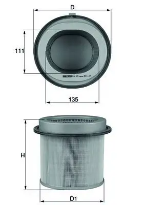 Luftfilter KNECHT LX 670