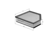 Luftfilter KNECHT LX 1593/2