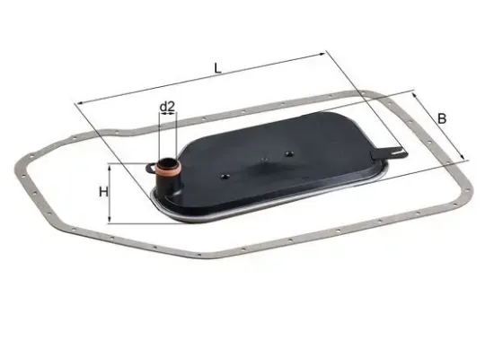 Hydraulikfilter, Automatikgetriebe KNECHT HX 84D Bild Hydraulikfilter, Automatikgetriebe KNECHT HX 84D