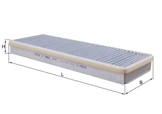 Filter, Innenraumluft KNECHT LA 43