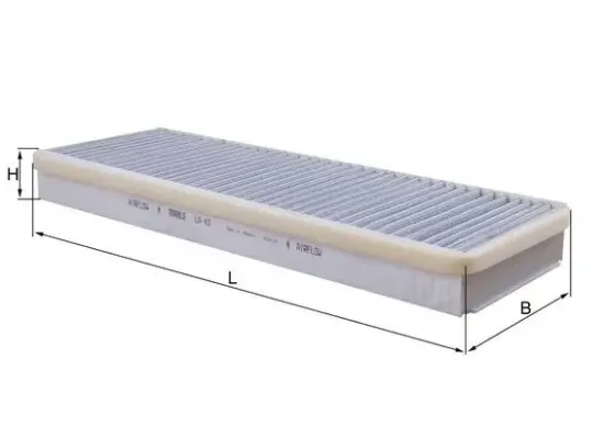 Filter, Innenraumluft KNECHT LA 43 Bild Filter, Innenraumluft KNECHT LA 43
